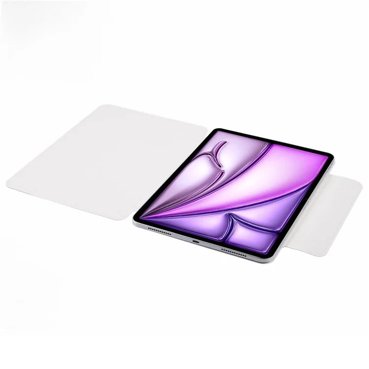 For iPad Air 13 (2024) Case Pattern Print Magnetic Leather Cover with Origami Stand