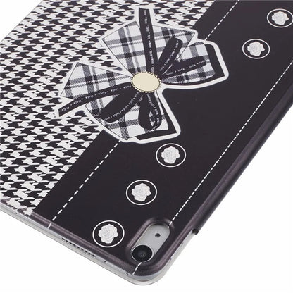 For iPad Air 13 (2024) Case Pattern Print Magnetic Leather Cover with Origami Stand