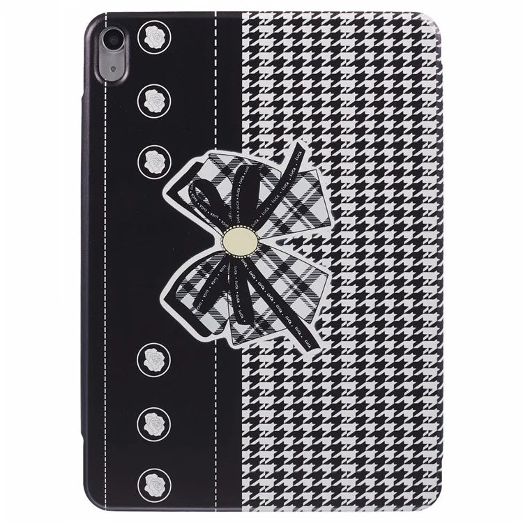 For iPad Air 13 (2024) Case Pattern Print Magnetic Leather Cover with Origami Stand