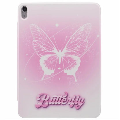 For iPad Air 13 (2024) Case Pattern Print Magnetic Leather Cover with Origami Stand
