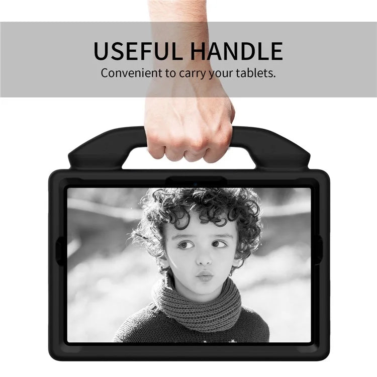 For Samsung Galaxy Tab A9+ Protective Cover Anti-Drop EVA Tablet Case with Thumb Kickstand