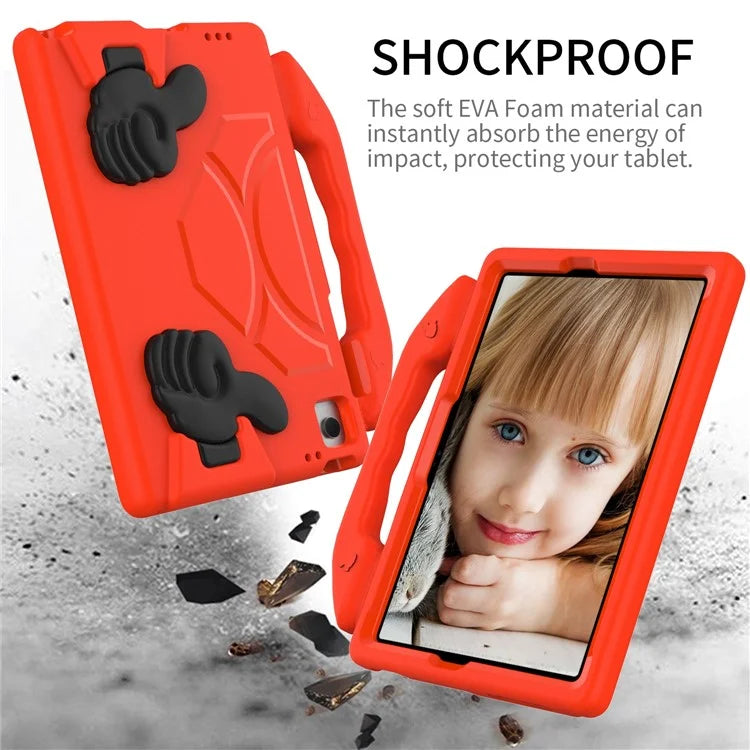 For Samsung Galaxy Tab A9+ Protective Cover Anti-Drop EVA Tablet Case with Thumb Kickstand