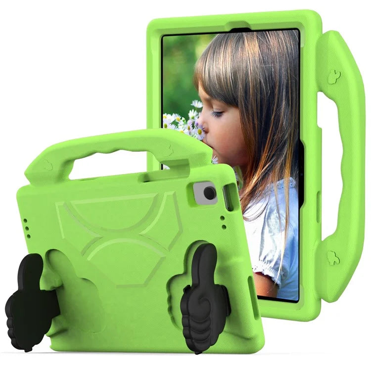 For Samsung Galaxy Tab A9+ Protective Cover Anti-Drop EVA Tablet Case with Thumb Kickstand