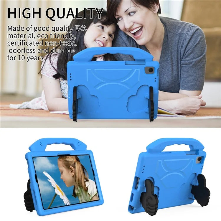 For Samsung Galaxy Tab A9+ Protective Cover Anti-Drop EVA Tablet Case with Thumb Kickstand