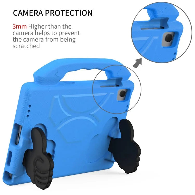 For Samsung Galaxy Tab A9+ Protective Cover Anti-Drop EVA Tablet Case with Thumb Kickstand