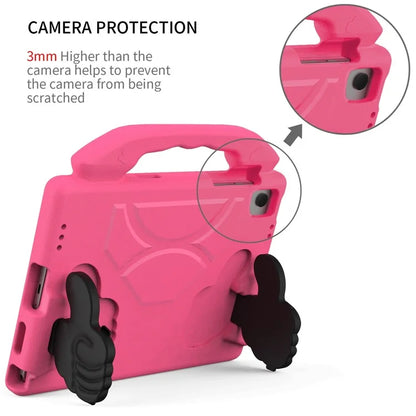 For Samsung Galaxy Tab A9+ Protective Cover Anti-Drop EVA Tablet Case with Thumb Kickstand