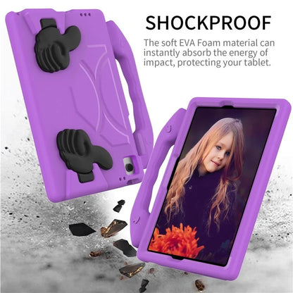 For Samsung Galaxy Tab A9+ Protective Cover Anti-Drop EVA Tablet Case with Thumb Kickstand
