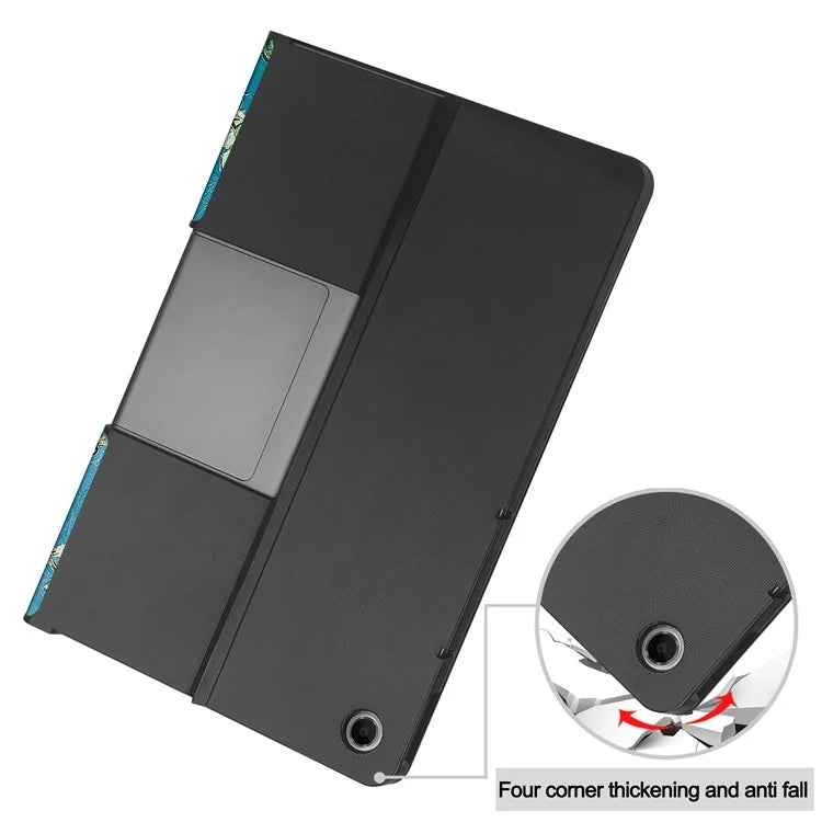 For Lenovo Tab Plus Stand Case Pattern Print Leather Tablet Cover