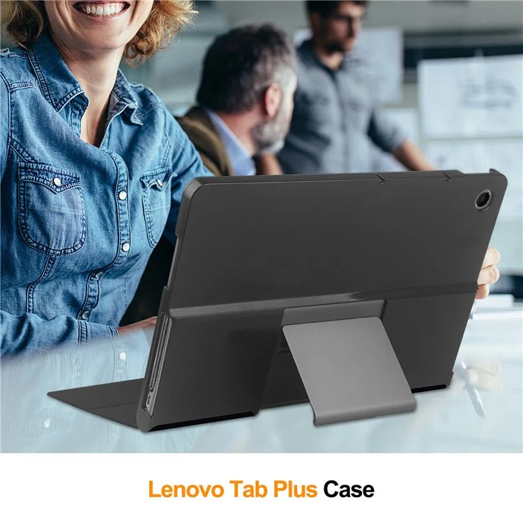 For Lenovo Tab Plus Stand Case Pattern Print Leather Tablet Cover
