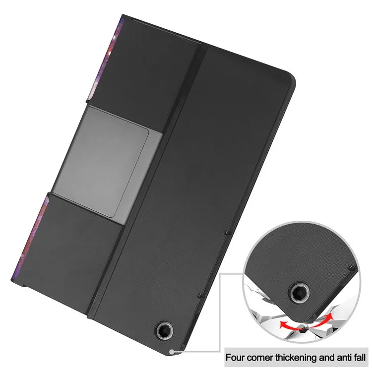 For Lenovo Tab Plus Stand Case Pattern Print Leather Tablet Cover