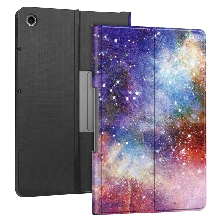 For Lenovo Tab Plus Stand Case Pattern Print Leather Tablet Cover