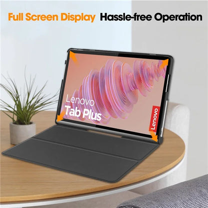 For Lenovo Tab Plus Stand Case Shockproof Leather Tablet Cover