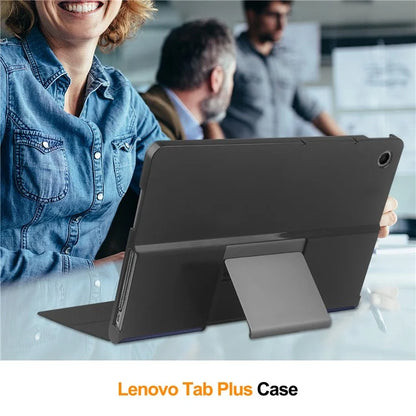 For Lenovo Tab Plus Stand Case Shockproof Leather Tablet Cover