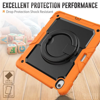 For iPad Air 13 (2024) Case PC+Silicone Tablet Cover with Kickstand, Strap