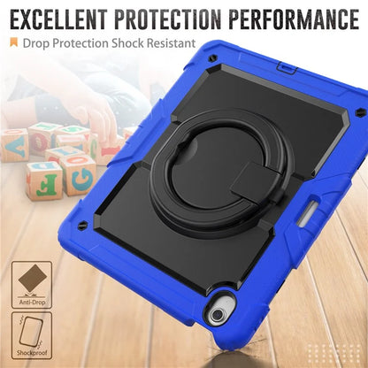 For iPad Air 13 (2024) Case PC+Silicone Tablet Cover with Kickstand, Strap