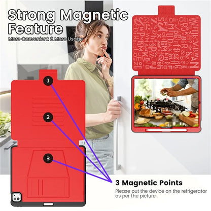 Style B For iPad Pro 13 (2024) Stand Case PC+TPU+PU Shockproof Tablet Cover with Card Slots