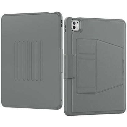Style B For iPad Pro 13 (2024) Stand Case PC+TPU+PU Shockproof Tablet Cover with Card Slots