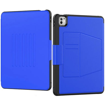 Style B For iPad Pro 13 (2024) Stand Case PC+TPU+PU Shockproof Tablet Cover with Card Slots