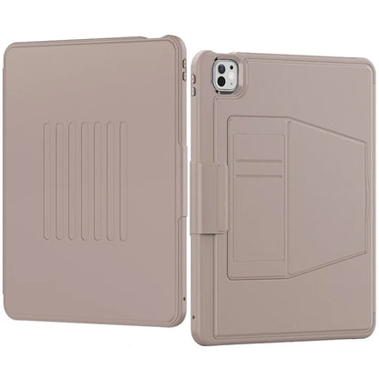 Style B For iPad Pro 13 (2024) Stand Case PC+TPU+PU Shockproof Tablet Cover with Card Slots