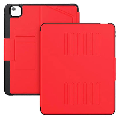 For iPad Air 13 (2024) Case with Card Slots PC+TPU+PU U-Shape Stand Tablet Cover
