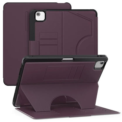 For iPad Air 13 (2024) Case with Card Slots PC+TPU+PU U-Shape Stand Tablet Cover