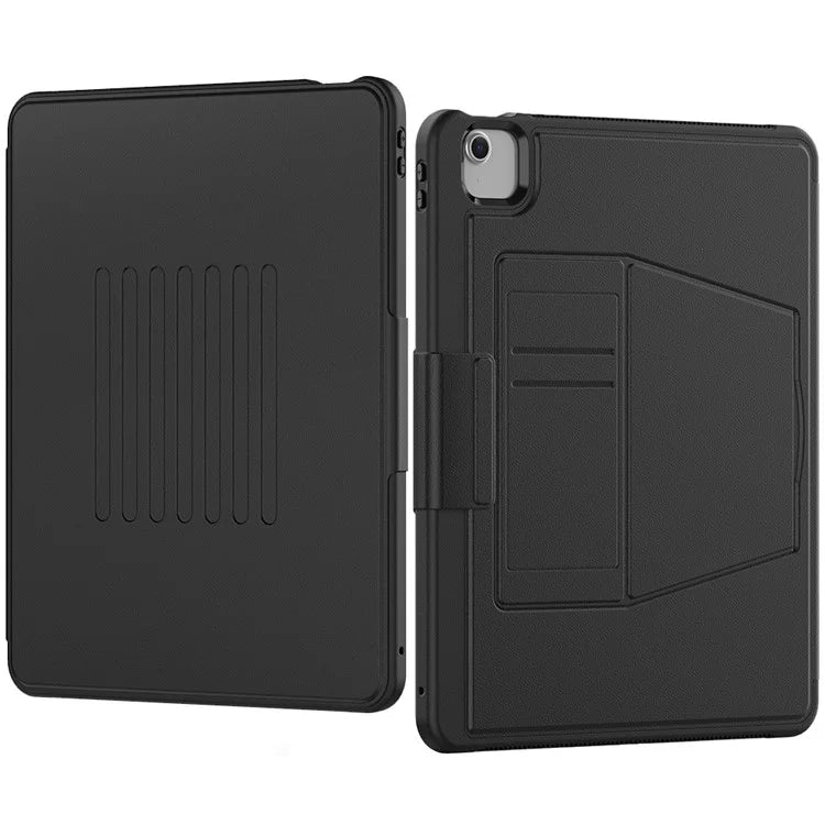 Style B For iPad Air 13 (2024) Stand Case PC+TPU+PU Card Slots Tablet Cover Auto Wake / Sleep