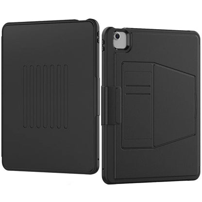 Style B For iPad Air 13 (2024) Stand Case PC+TPU+PU Card Slots Tablet Cover Auto Wake / Sleep