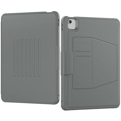 Style B For iPad Air 13 (2024) Stand Case PC+TPU+PU Card Slots Tablet Cover Auto Wake / Sleep