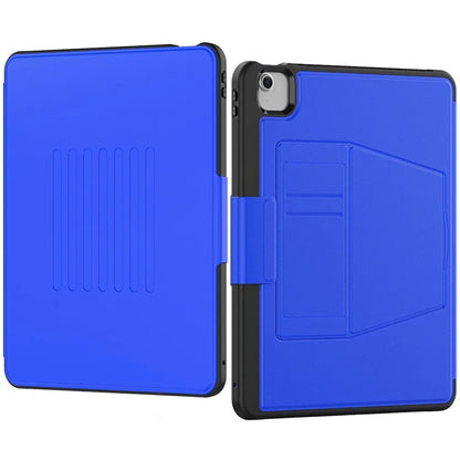 Style B For iPad Air 13 (2024) Stand Case PC+TPU+PU Card Slots Tablet Cover Auto Wake / Sleep
