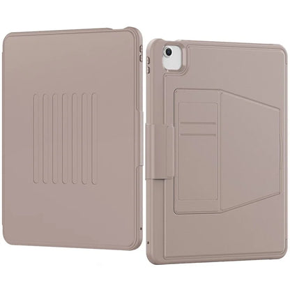 Style B For iPad Air 13 (2024) Stand Case PC+TPU+PU Card Slots Tablet Cover Auto Wake / Sleep