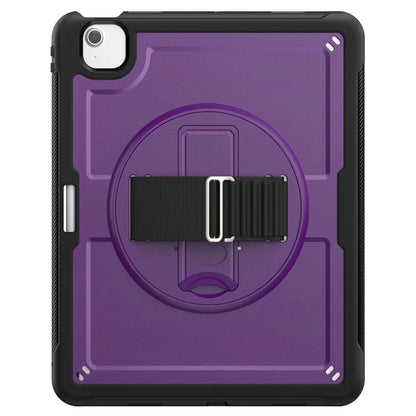 For iPad Air 13 (2024) Kickstand Case PC+TPU Tablet Cover with Shoulder Strap