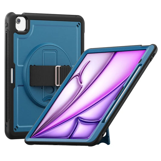 For iPad Air 13 (2024) Case Heat Dissipation PC+TPU Tablet Cover with Kickstand