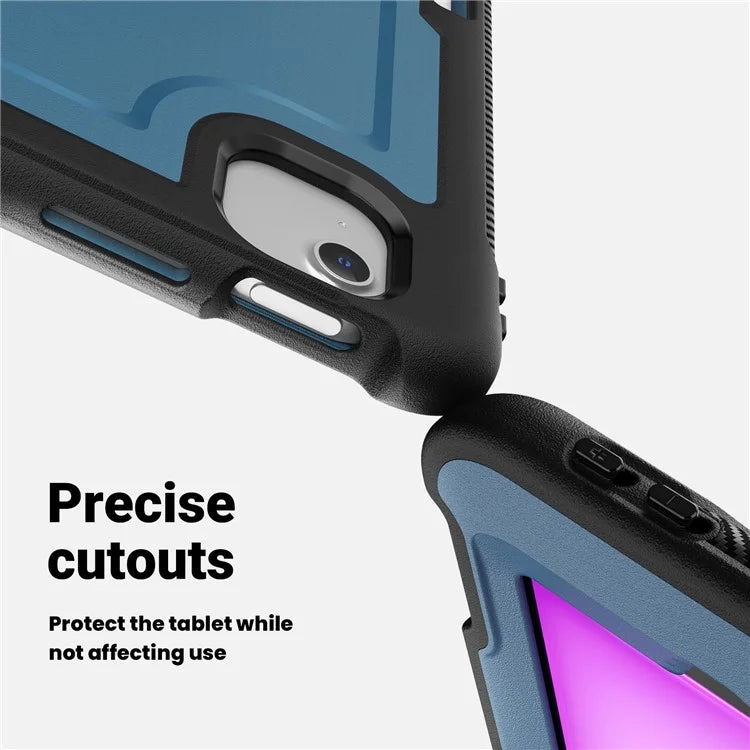 For iPad Air 13 (2024) Case Heat Dissipation PC+TPU Tablet Cover with Kickstand