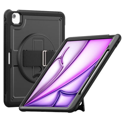For iPad Air 13 (2024) Case Heat Dissipation PC+TPU Tablet Cover with Kickstand