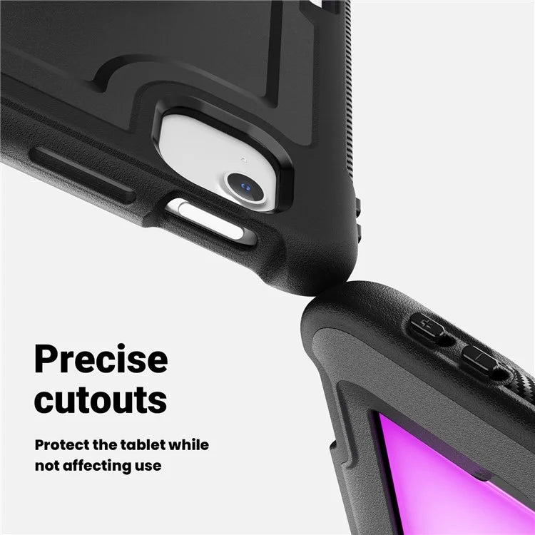 For iPad Air 13 (2024) Case Heat Dissipation PC+TPU Tablet Cover with Kickstand
