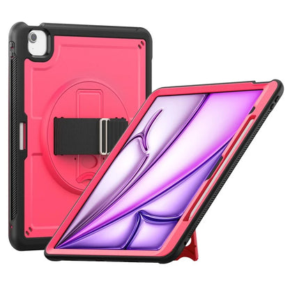 For iPad Air 13 (2024) Case Heat Dissipation PC+TPU Tablet Cover with Kickstand