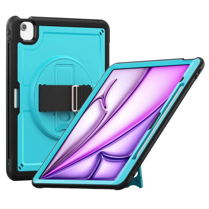 For iPad Air 13 (2024) Case Heat Dissipation PC+TPU Tablet Cover with Kickstand