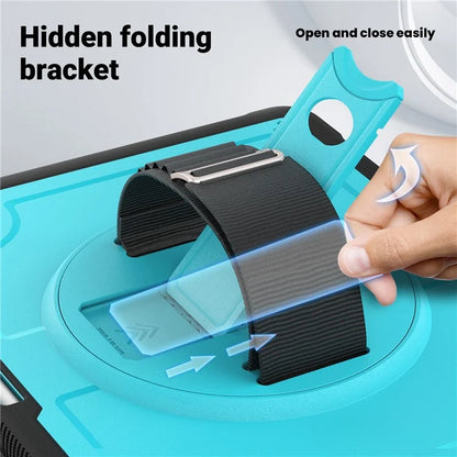 For iPad Air 13 (2024) Case Heat Dissipation PC+TPU Tablet Cover with Kickstand