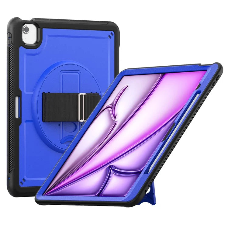 For iPad Air 13 (2024) Case Heat Dissipation PC+TPU Tablet Cover with Kickstand