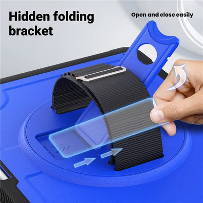 For iPad Air 13 (2024) Case Heat Dissipation PC+TPU Tablet Cover with Kickstand