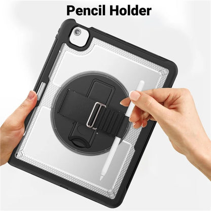 For iPad Air 13 (2024) Case Heat Dissipation PC+TPU Tablet Cover with Kickstand