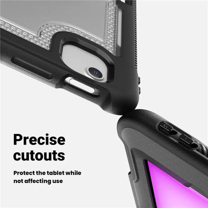 For iPad Air 13 (2024) Case Heat Dissipation PC+TPU Tablet Cover with Kickstand
