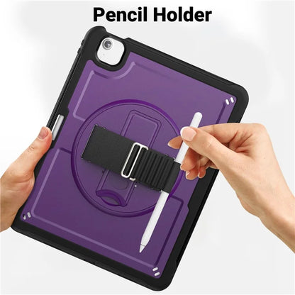 For iPad Air 13 (2024) Case Heat Dissipation PC+TPU Tablet Cover with Kickstand