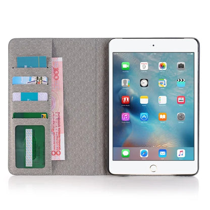 For iPad mini (2019) 7.9 Inch / Mini 4 / mini 3 / mini 2 / mini Case Leather Cross Texture Tablet Cover Auto Sleep Wake
