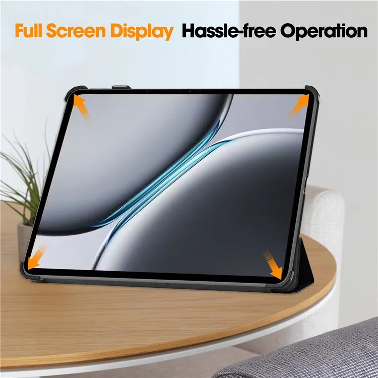 For OnePlus Pad 2 Stand Case Pattern Print Leather Tablet Cover