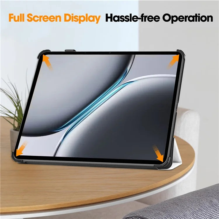 For OnePlus Pad 2 Stand Case Pattern Print Leather Tablet Cover