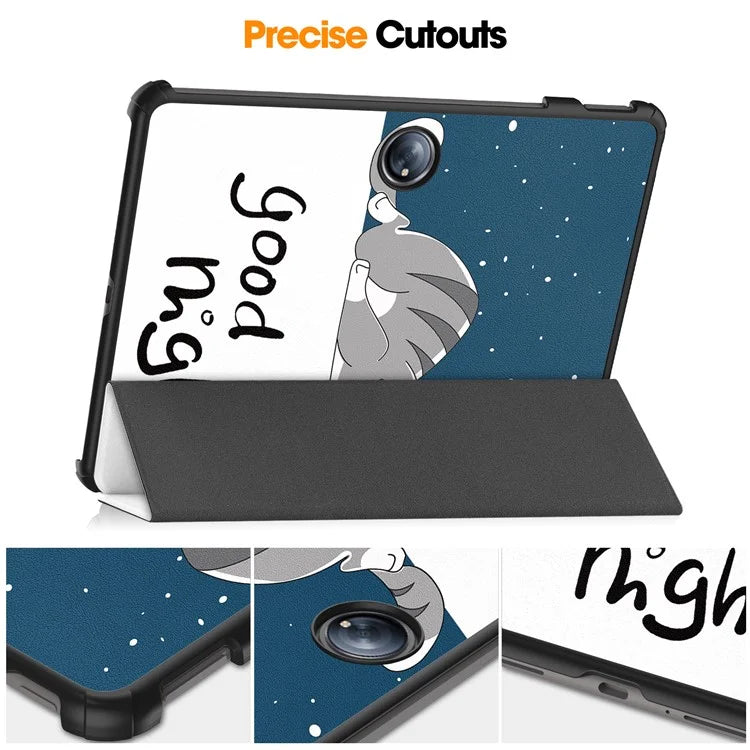 For OnePlus Pad 2 Stand Case Pattern Print Leather Tablet Cover