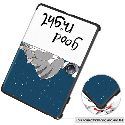 For OnePlus Pad 2 Stand Case Pattern Print Leather Tablet Cover