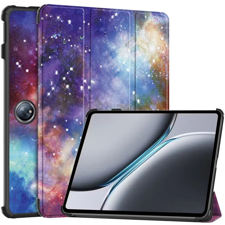 For OnePlus Pad 2 Stand Case Pattern Print Leather Tablet Cover