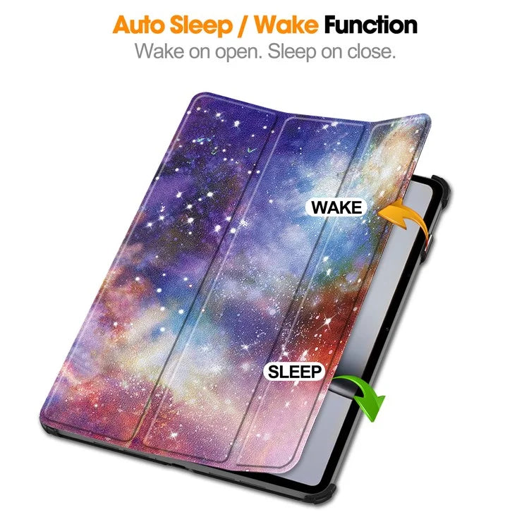 For OnePlus Pad 2 Stand Case Pattern Print Leather Tablet Cover